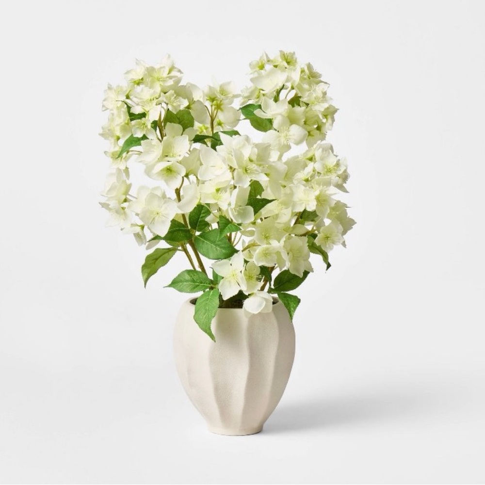 Hydrangea Arrangement Cream — Threshold designed with Studio McGee